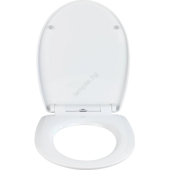 WENKO 24082800-Тоалетна седалка DROPLETS 45x38, 8 cm пъстроцветна/лъскав хром (WE0671)