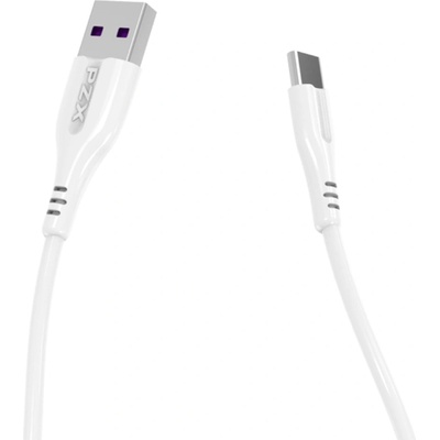 PZX Кабел PZX V142, от USB A(м) към USB C(м), 1m, бял (V142)