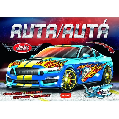 Turbo motory Auta omalovánky a samolepky