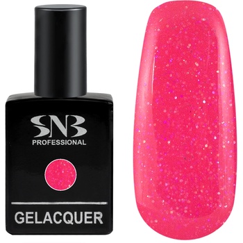 SNB Гел лак snb 136 Жулиета 15 мл, розов, неон глитер, gl136 (gl136)