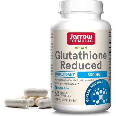 Jarrow Glutathione redukovaný 500 mg x 60 rostlinných kapsúl