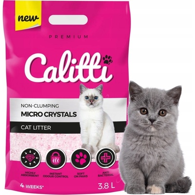 Calitti Micro Crystals silikónová podstielka 8 x 3,8 l