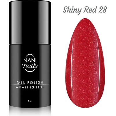 NANI Gel lak Amazing line Shiny Red 5 ml – Zboží Dáma