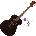 Yamaha FS400 Basic SET Smoky Black Фолк китара
