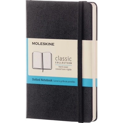 Moleskine Zápisník tvrdé desky černý tečkovaný A6 96 listů