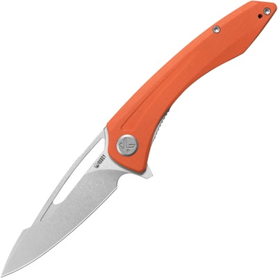 Merced - Beadblast 14C28N with Orange G10 handle