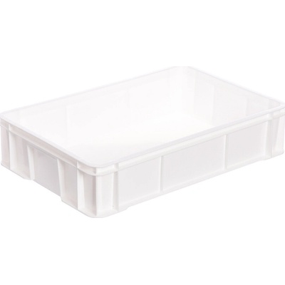 PK Group Plastová prepravka na lahôdky NLU bílá 600x400x135 mm