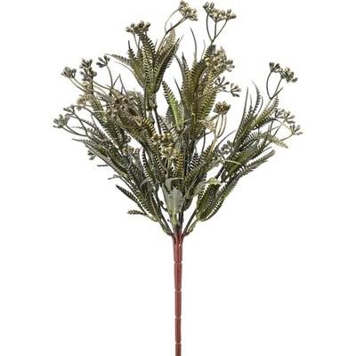 ZELEŇ DROB.KVIETKY ZELENO-ČIERNA METAL 37cm