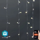 Vianočné osvetlenie Nedis WIFILXC01W200- LED Vianočný záves 200xLED 8 funkcií 6m IP65 Wi-Fi Tuya teplá biela NE0503