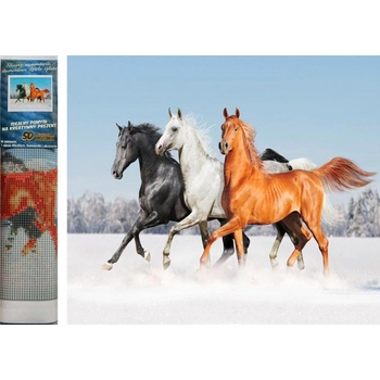 Image 1 of Norimpex - Puzzle Diamond Painting Konské trio 30x40cm - 1 - 39 piese