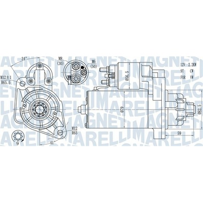Štartér MAGNETI MARELLI 063721378010