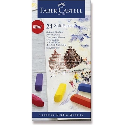 Faber Castell mini modrá řada 24 ks
