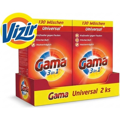Gama univerzální prací prášek 2 x 7,8 kg 130 PD