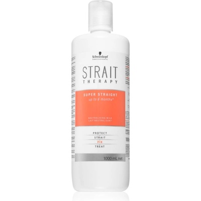 Schwarzkopf STRAIT Therapy Neutralising Milk мляко за коса за фиксиране и оформяне 1000ml