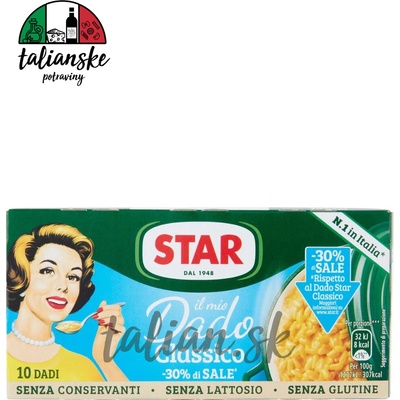Star klasický bujón menej soli 10 x 10 g