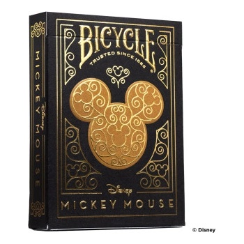 Cartamundi Deutschland Bicycle Disney - Black & Gold Mickey