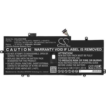 Cameron Sino Батерия за лаптоп LENOVO ThinkPad X1 Carbon 2019, L18C4P72 LiPo 15.36V 3250mAh CAMERON SINO (CS-LVX219NB)
