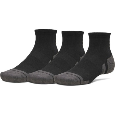 Under Armour Sada ponožiek New UA Perf Tech 3Pk Qtr čierna
