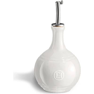 Emile henry (Франция) Керамична бутилка за оцет emile henry vinegar cruet с дозатор - цвят бял (eh 0216-11)