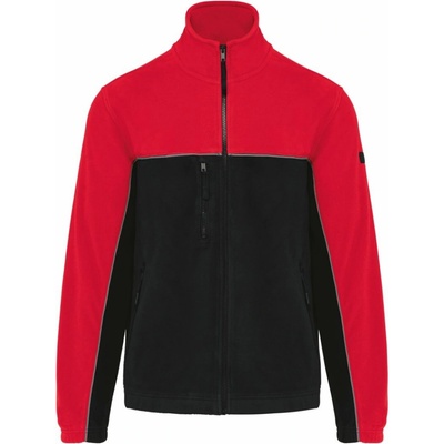 Kariban WK904 pracovná fleecová bunda 20.W904 black/red