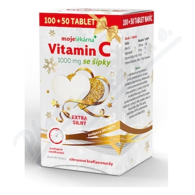 Moje lékárna Vitamín C 1000 mg so šípkami 100+50 tabliet