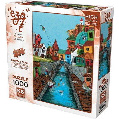 KS Games Пъзел KS Games от 1000 части - Фогосо (20730)