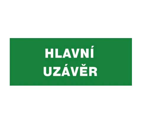 TABUĽKA / Hlavný uzáver