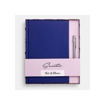 Sentio Бележник с химикалка A5 Orchid 80 листа