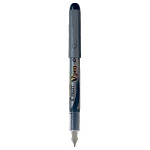 Pilot Писалка Pilot Fyldepen V-Pen сребърна с капачка черна (SVP-4M-B)