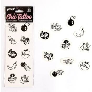 Image 1 of Сет от 10 временни татуировки, пикантни - Tattoos Spicy Collection (D-239377)
