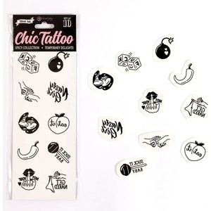  Сет от 10 временни татуировки, пикантни - Tattoos Spicy Collection (D-239377)