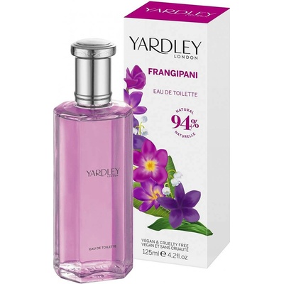 Yardley Frangipani toaletní voda s tóny ovoce frangipani a květin Dámská 125 ml