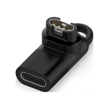 FixPremium - Redukcia USB-C na Garmin Konektor pro Hodinky, černá