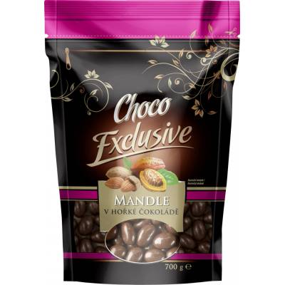 Choco Exclusive mandle v hořké čokoládě, 700 g