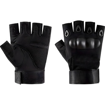 HARAHU Мъжки безпръстови ръкавици su-37695 - Черна kp37695 (su-37695)