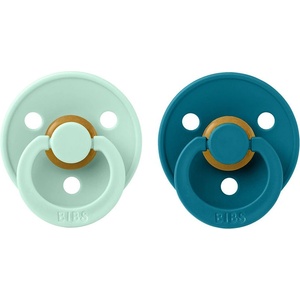 BIBS Colour Natural Rubber Size 1: 0+ months биберон Nordic Mint / Forest 2 бр