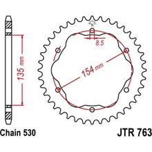 JT Sprockets JTR 763-40