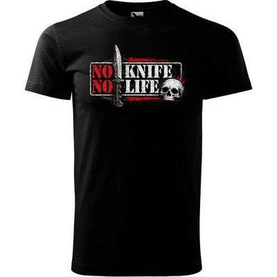 NO KNIFE - NO LIFE 1, BARVA: OLIVOVÁ, VELIKOST: S