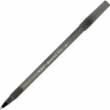 BIC Химикалка BIC Round Stic Classic 60бр. , еднократна, връх 1.0 мм, Цвят Черен