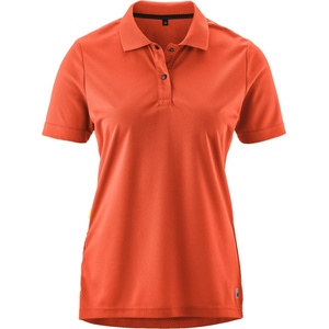 Gonso Дамска фланелка с къс ръкав за колоездене Gonso Women's Essential Poloshirt Cycling jersey - Fiesta Red - размер 40 (EU) (156-1182-1014)