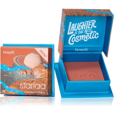 Benefit Starlaa WANDERful World Mini руж - пудра цвят Rosy bronze 2, 5 гр