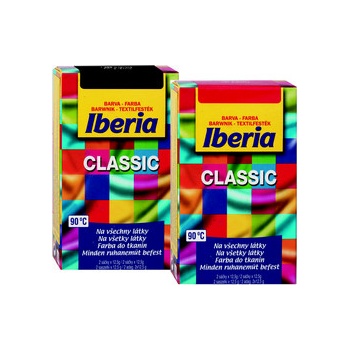 Iberia Classic černá barva na textil 25 g