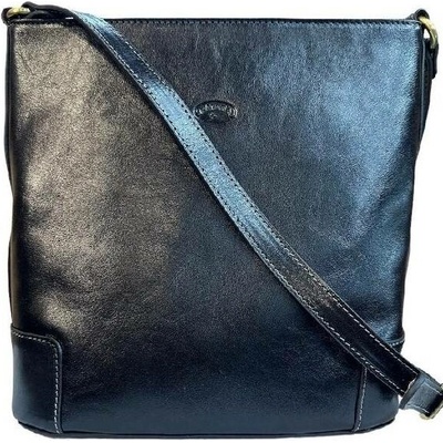 Katana kožená crossbody kabelka 82596-01 černá