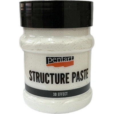 Pentart strukturovací pasta bílá 230 ml