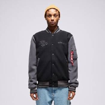 Alpha Industries Яке Varsity Air Force мъжки Дрехи Зимни якета 1381073 Черен S (1381073)