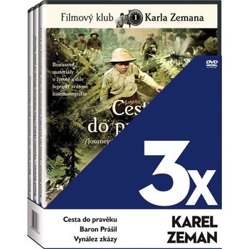 3x KAREL ZEMAN Kolekce DVD