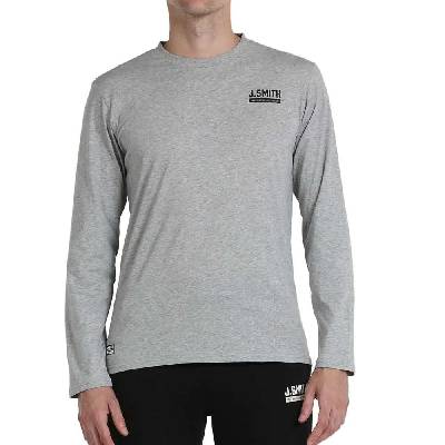 Тениска John smith Exime long sleeve T-shirt - Grey (Medium Vigore Gray)
