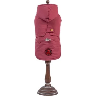 Freedog Abrigo Trendy - Модерно водоустойчиво палто за кучета, 40 см. - червено