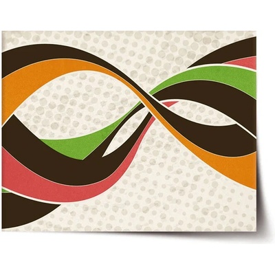 Sablio Plagát Retro abstrakcia - 90x60 cm