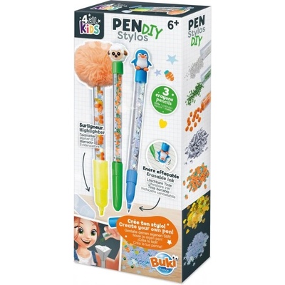 Buki France Творчески комплект Buki France - Направи си сам Химикалка, Животни (BKFK009)